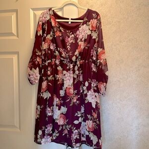 Pinkblush floral XXL maternity dress